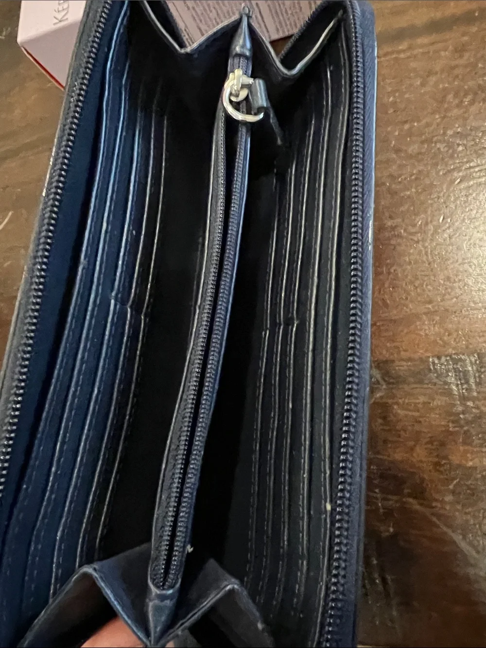 Lacoste blue Zip-around wallet